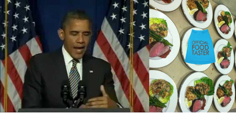 food taster for obama